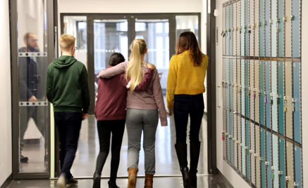 Foto: Heidi M. Skjebstad Elever i gang